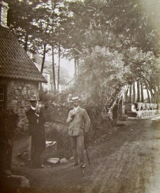 A Jersey lane photographed by A A Lawton in 1900