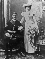 Albert and Eleonore Kempster on their wedding day