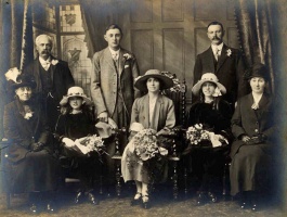 An Ahier wedding photograph