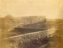 The garden of Marine Terrace in 1853 by Vacquerie