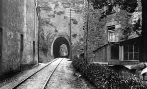 The tunnel on the line from St Aubin to Corbiere