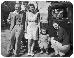 Gladys Malvina Quenault and family
