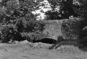 This picture is said to show a disused railway bridge at Archirondel, but the railway never reached this far, so it is a mystery awaiting a solution. Can you help?