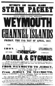Advert for Weymouth service