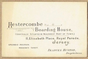 Hestercombe Boarding House