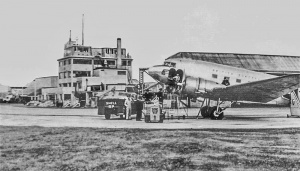 A Dakota refuelling