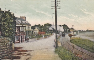 A train approaches Pontac Station