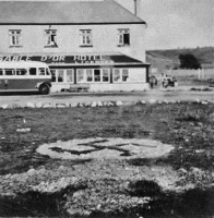 The Sable D'Or Hotel, on the Five Mile Road, during the Occupation. This later became a popular Public House, which was demolished around 1999 to make way for two modern timber-clad houses