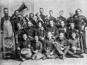Salvation Army band in 1889