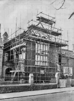 Chapel demolition in 1982