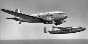 British European Airways Dakota and Elizabethan