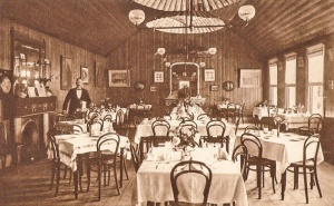 St John's Hotel dining room in 1923