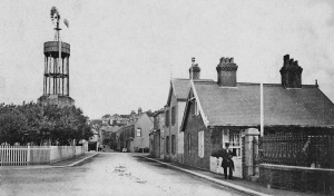 A smartly dressed gentleman walking towards Victoria Avenue