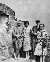 At Mont Orgueil Castle in the 1920s