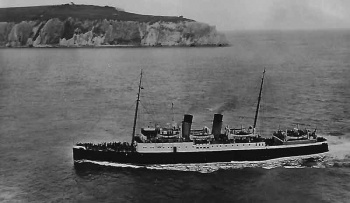 Isle of Jersey at sea