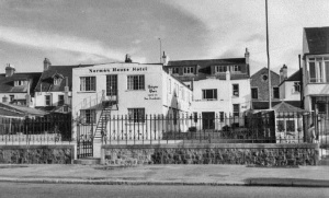 Norman House Hotel, later The Lido Bay Hotel, at First Tower. Now the site of The Earl Grey Public House and four private houses overlooking Victoria Avenue