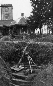 A mortar position at Bouley Bay Oben