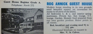 Roc Annick Guest House 1970 advert