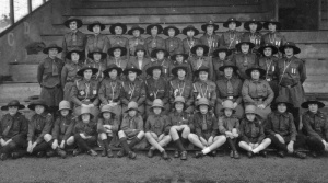Guides at Springfield in the 1920s or '30s