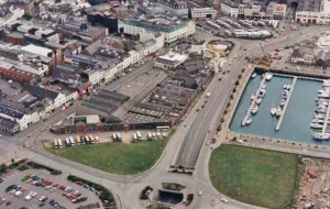 The 'island site' at the top of the Albert Pier