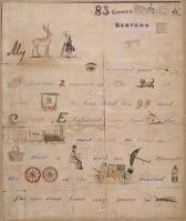 An illustrated letter by Millais to his friends the Lemprieres