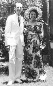Roy and Peggy Bisson on their wedding day in Nicaragua