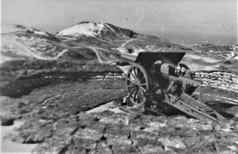 Artillery at Les Brayes