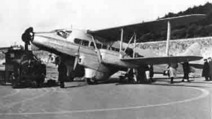 A Jersey Airways DH86 in 1935