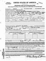 Ellen Mary Le Cornu's United States naturalisation certificate