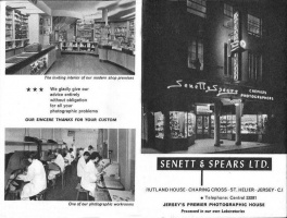 A 1960s folder for Senett and Spears' developing and printing business ...