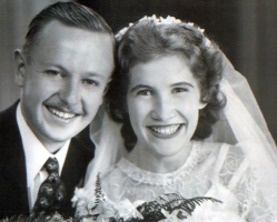 Bob and Edna Johnson, nee Tostevin