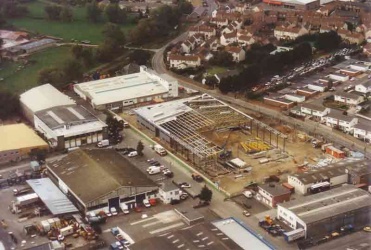 The new Postal Headquarters under construction in 1995