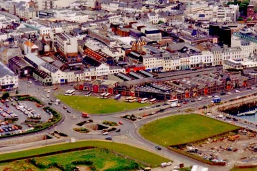 The underpass on the road leading from the Esplanade to the Weighbridge in 1997