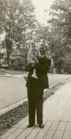 John Adolphus Pallot(1876-1950), who emigrated to Canada, holding Donald Carter, who would later marry his niece, Vera Isabell Pallot