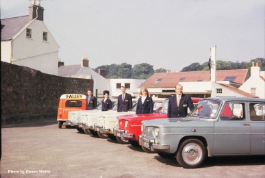 Renault 10s ready for hire at Bagot