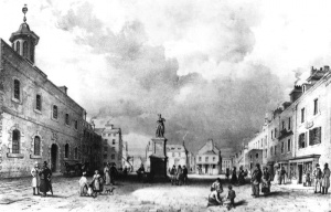 A 19th century lithograph