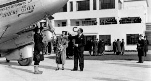 The official opening ceremony of Jersey Airport in 1937