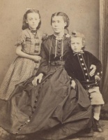 Harriet, Henriette and Edward Le Bas