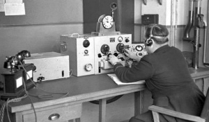 Radio operator in 1938