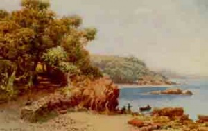 Belcroute Bay painted by Henry Wimbush