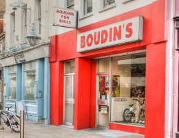 Boudin's cycle shop in Sand Street