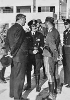 Attorney-General Duret Aubin with German officers