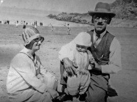 William Henry George Heywood (1881-1947) with his wife Maude Blanche, nee Lewis, and son Ronald William Lewis Heywood (1928-1967)