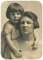 Dora Susan de Gruchy, nee Bertram, and Pearl