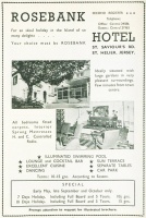 Rosebank Hotel advert