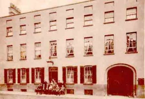 Gloucester Boarding House on Gloucester Street that became Hotel Angleterre