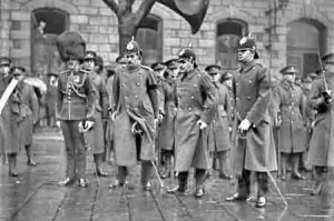 Top brass at the proclamation of Edward VIII