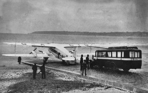 The 'ticket office' at West Park in the early 1930s
