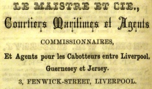 Le Maistre, couriers and agents