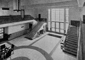 Inside the main entrance hall